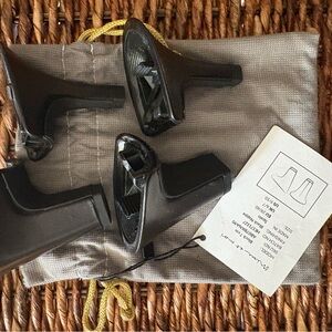 Mime et moi Interchangeable Heels – Block + Stiletto 7cm – Black – EU 39/40